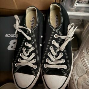 Converse Black and White Low-Top Sneakers